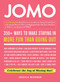 JOMO (Celebrate the Joy of Missing Out!) by Jessica Misener, 9781507211427
