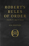 Robert's Rules of Order Newly Revised,  Deluxe 12th edition by Henry M. Robert III, Daniel H Honemann, Thomas J Balch, Daniel E. Seabold, Shmuel Gerber, 9781541798052