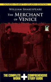 The Merchant of Venice Thrift Study Edition by William Shakespeare, 9780486475783