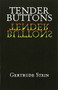 Tender Buttons by Gertrude Stein, 9780486298979
