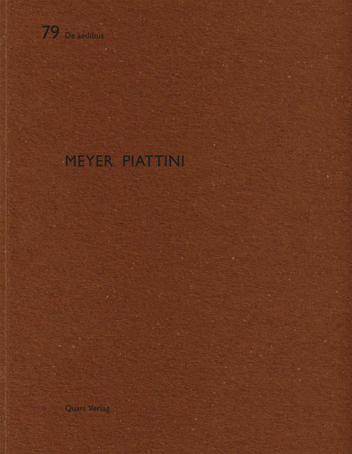 Meyer Piattini (De aedibus 79) by Heinz Wirz, 9783037611890