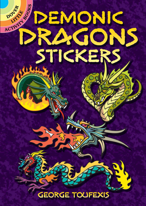 Demonic Dragons Stickers by George Toufexis, 9780486815633