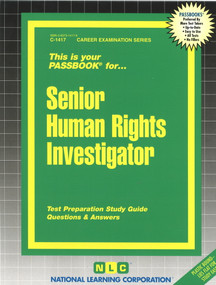 Senior Human Rights Investigator - 9780837314174 by National Learning Corporation, 9780837314174