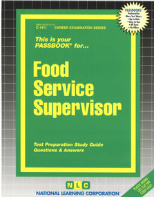 Food Service Supervisor - 9780837314112 by National Learning Corporation, 9780837314112