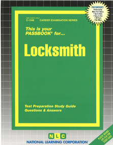 Locksmith - 9780837313481 by National Learning Corporation, 9780837313481