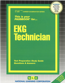 EKG Technician - 9780837312644 by National Learning Corporation, 9780837312644