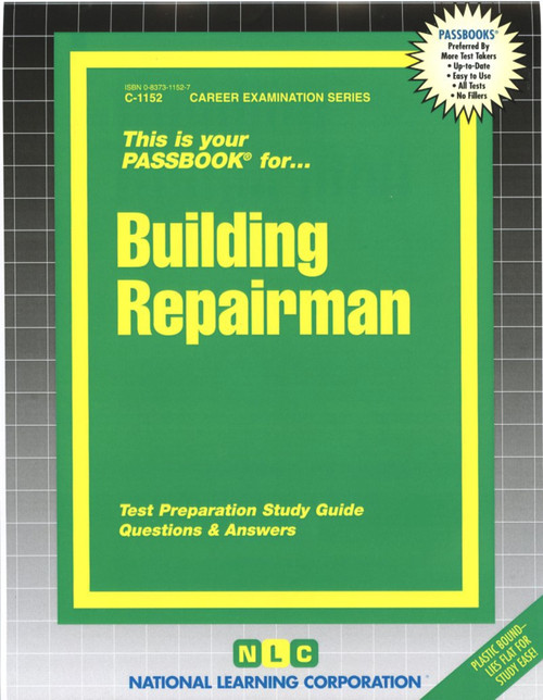 Building Repairman - 9780837311524 by National Learning Corporation, 9780837311524