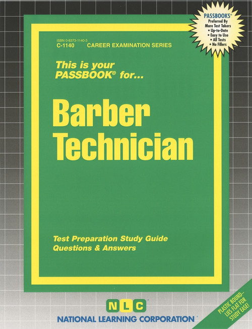 Barber Technician - 9780837311401 by National Learning Corporation, 9780837311401