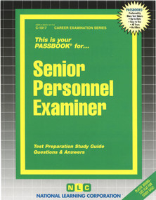 Senior Personnel Examiner - 9780837310176 by National Learning Corporation, 9780837310176