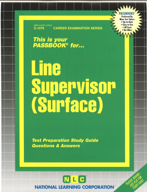 Line Supervisor (Surface) - 9780837310763 by National Learning Corporation, 9780837310763