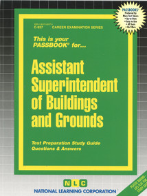 Assistant Superintendent of Buildings and Grounds - 9780837309378 by National Learning Corporation, 9780837309378