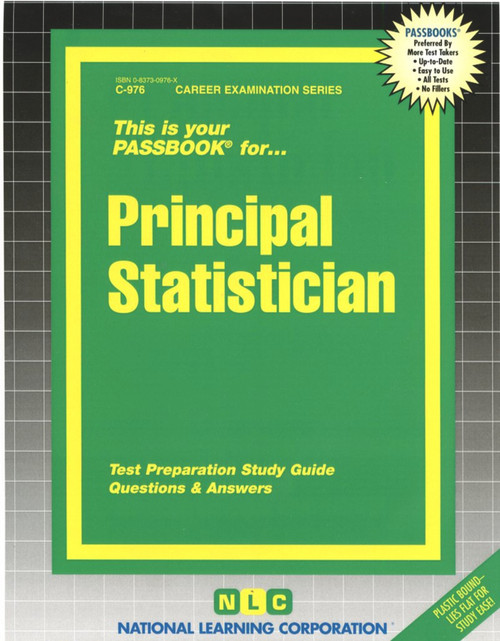 Principal Statistician - 9780837309767 by National Learning Corporation, 9780837309767