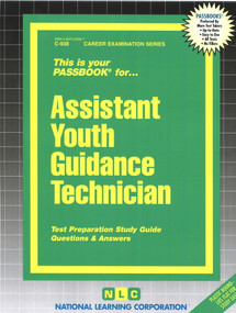 Assistant Youth Guidance Technician - 9780837309385 by National Learning Corporation, 9780837309385
