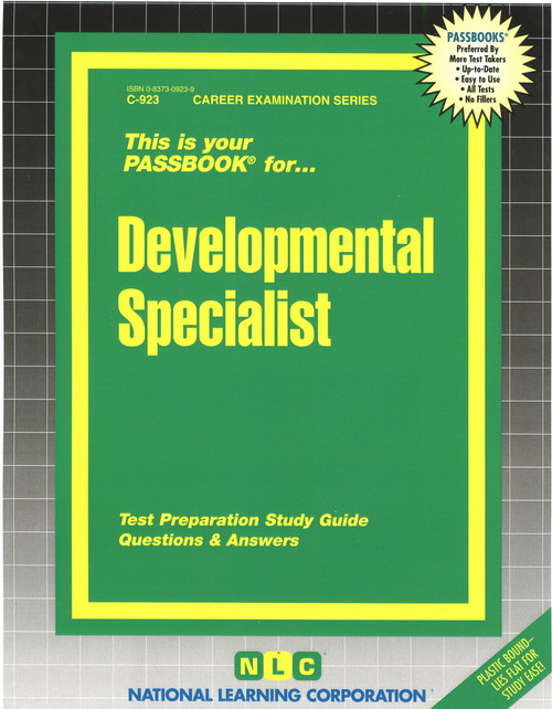 Developmental Specialist - 9780837309231 by National Learning Corporation, 9780837309231