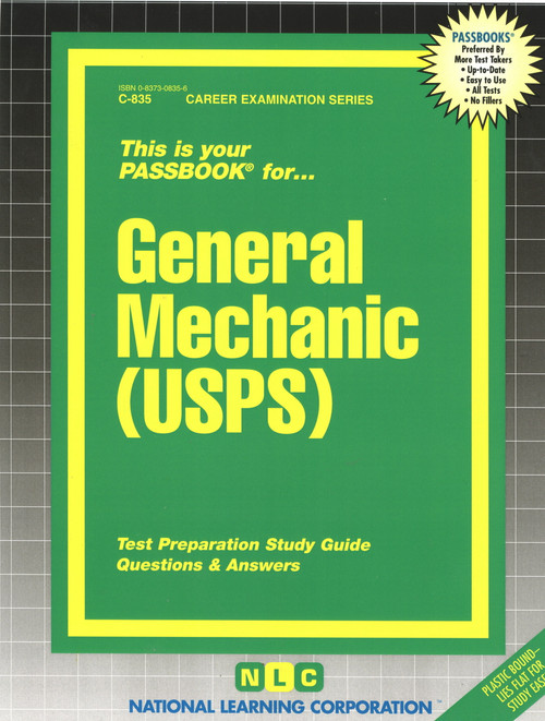 General Mechanic (USPS) - 9780837308357 by National Learning Corporation, 9780837308357