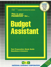 Budget Assistant - 9780837308487 by National Learning Corporation, 9780837308487