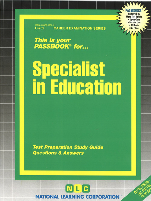 Specialist in Education - 9780837307527 by National Learning Corporation, 9780837307527