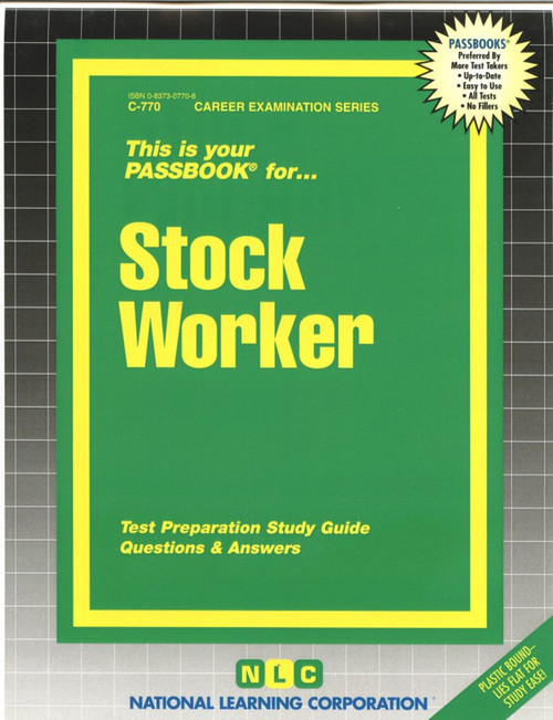 Stock Worker - 9780837307701 by National Learning Corporation, 9780837307701