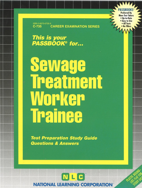 Sewage Treatment Worker Trainee - 9780837307350 by National Learning Corporation, 9780837307350