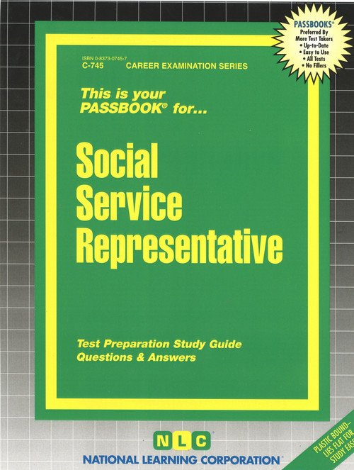 Social Service Representative - 9780837307459 by National Learning Corporation, 9780837307459