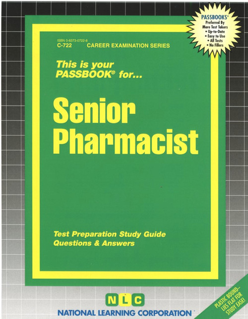 Senior Pharmacist - 9780837307220 by National Learning Corporation, 9780837307220