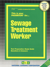 Sewage Treatment Worker - 9780837307343 by National Learning Corporation, 9780837307343