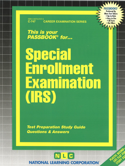 Special Enrollment Examination (IRS) - 9780837307473 by National Learning Corporation, 9780837307473