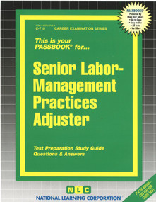 Senior Labor-Management Practices Adjuster - 9780837307183 by National Learning Corporation, 9780837307183