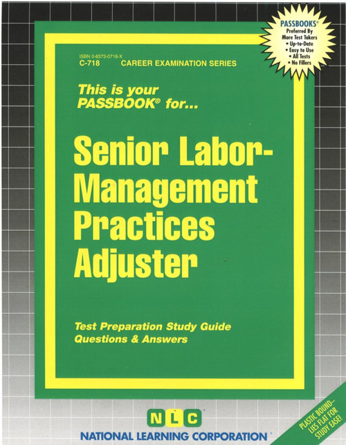 Senior Labor-Management Practices Adjuster - 9780837307183 by National Learning Corporation, 9780837307183