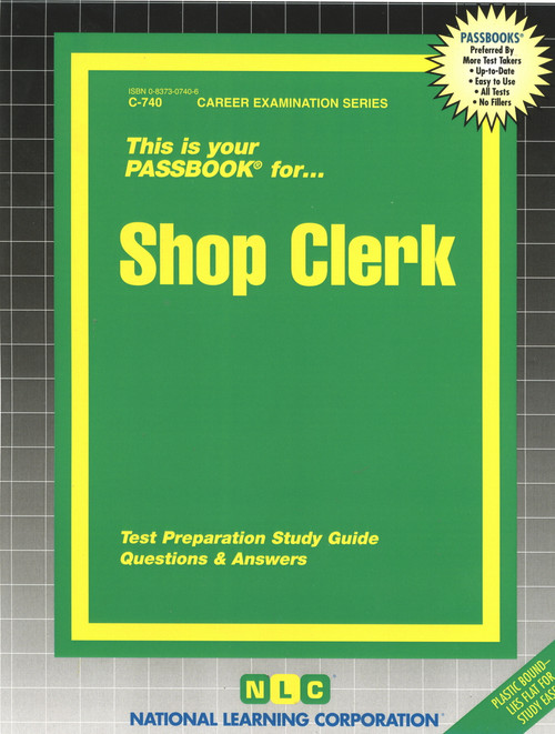 Shop Clerk - 9780837307404 by National Learning Corporation, 9780837307404