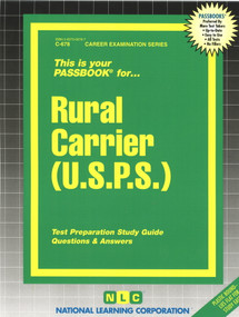 Rural Carrier (U.S.P.S.) - 9780837306780 by National Learning Corporation, 9780837306780