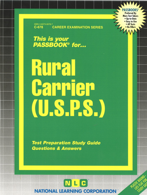 Rural Carrier (U.S.P.S.) - 9780837306780 by National Learning Corporation, 9780837306780