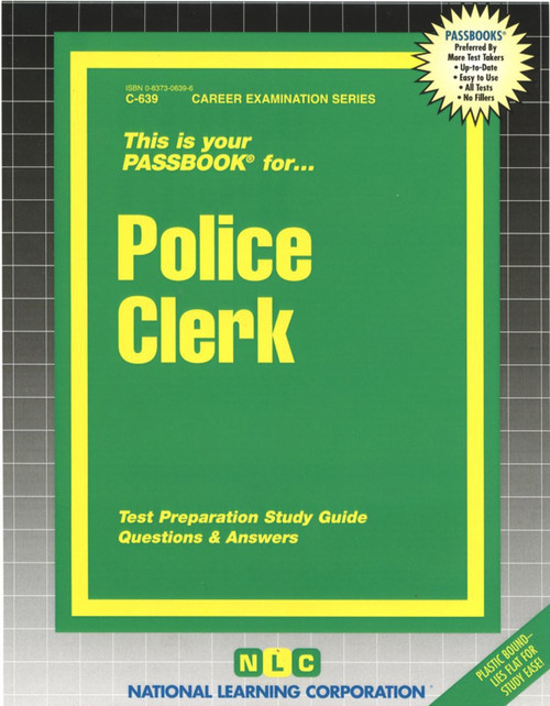 Police Clerk - 9780837306391 by National Learning Corporation, 9780837306391