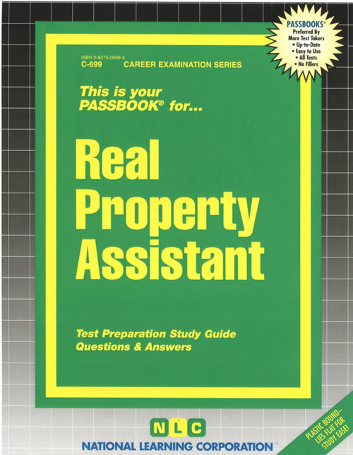 Real Property Assistant - 9780837306995 by National Learning Corporation, 9780837306995