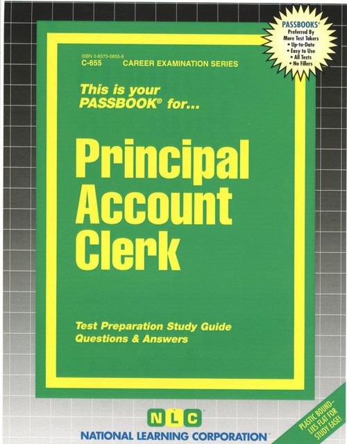 Principal Account Clerk - 9780837306551 by National Learning Corporation, 9780837306551