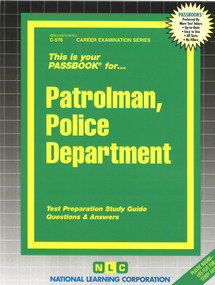 Patrolman, Police Department - 9780837305769 by National Learning Corporation, 9780837305769
