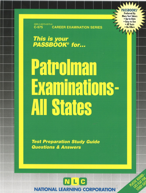 Patrolman Examinations -All States - 9780837305752 by National Learning Corporation, 9780837305752