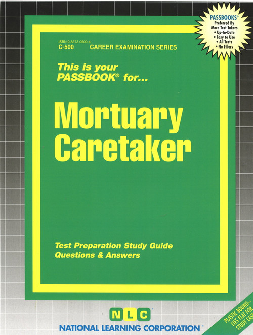Mortuary Caretaker - 9780837305004 by National Learning Corporation, 9780837305004