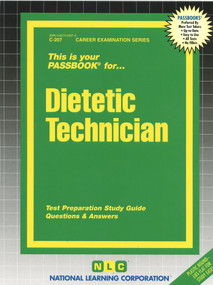 Dietetic Technician - 9780837302072 by National Learning Corporation, 9780837302072