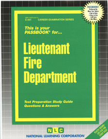 Lieutenant Fire Department - 9780837304410 by National Learning Corporation, 9780837304410
