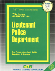 Lieutenant Police Department - 9780837304427 by National Learning Corporation, 9780837304427