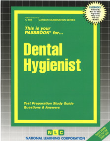 Dental Hygienist - 9780837301921 by National Learning Corporation, 9780837301921