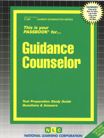 Guidance Counselor - 9780837303055 by National Learning Corporation, 9780837303055