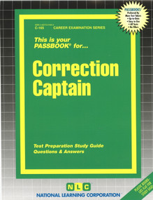Correction Captain - 9780837301655 by National Learning Corporation, 9780837301655