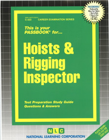 Hoists & Rigging Inspector - 9780837303239 by National Learning Corporation, 9780837303239
