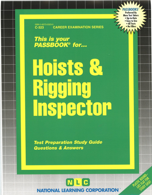 Hoists & Rigging Inspector - 9780837303239 by National Learning Corporation, 9780837303239