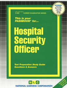 Hospital Security Officer - 9780837303536 by National Learning Corporation, 9780837303536