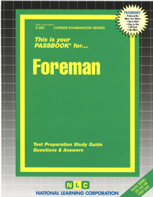 Foreman - 9780837302621 by National Learning Corporation, 9780837302621