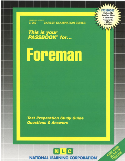 Foreman - 9780837302621 by National Learning Corporation, 9780837302621