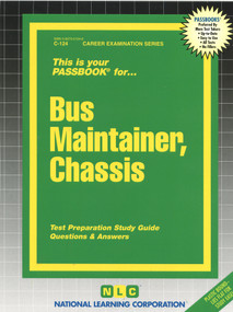 Bus Maintainer, Chassis - 9780837301242 by National Learning Corporation, 9780837301242